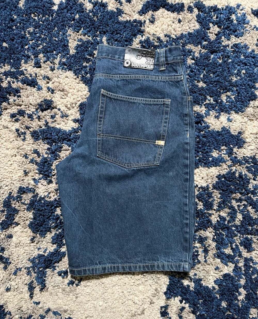 Vintage Southpole Denim Baggy Jean Shorts Jorts Men's Size 40
